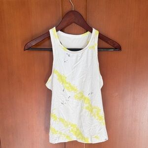 Lululemon align waist length Vibrant Yellow Tie-Dye Women's Tank Top